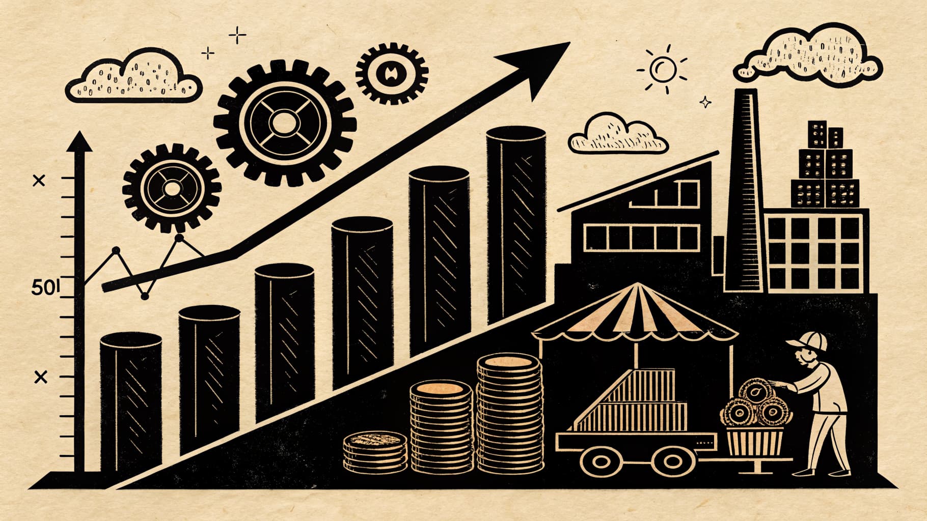 Cover illustration for The Crash of 1929